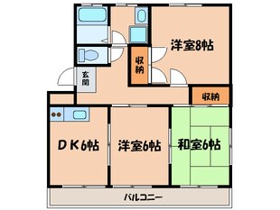 ビラ上野の物件間取画像